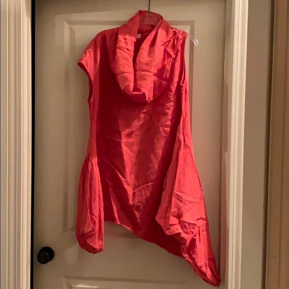 Asymmetrical Linen Tunic